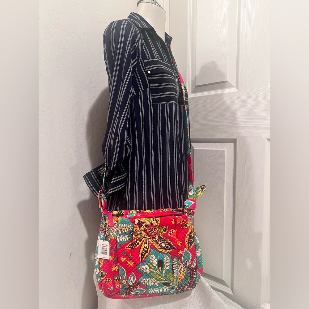 Vera Bradley Signature Print Hadley Crossbody Handbag